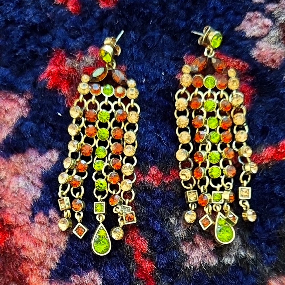 Swarovski Crystal Chandelier Earrings